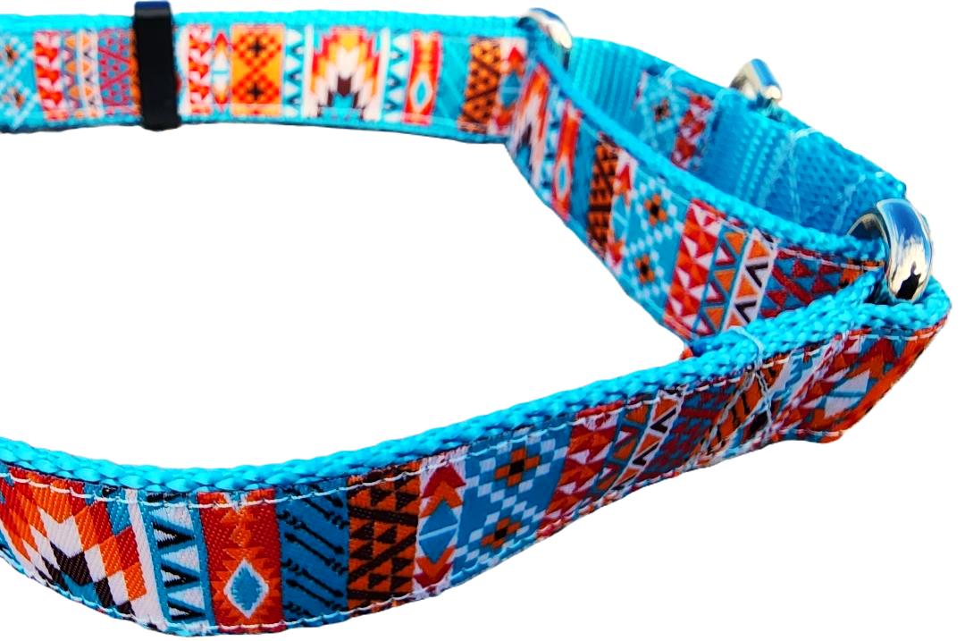 1" Southwestern Martingale Dog Collar image 1