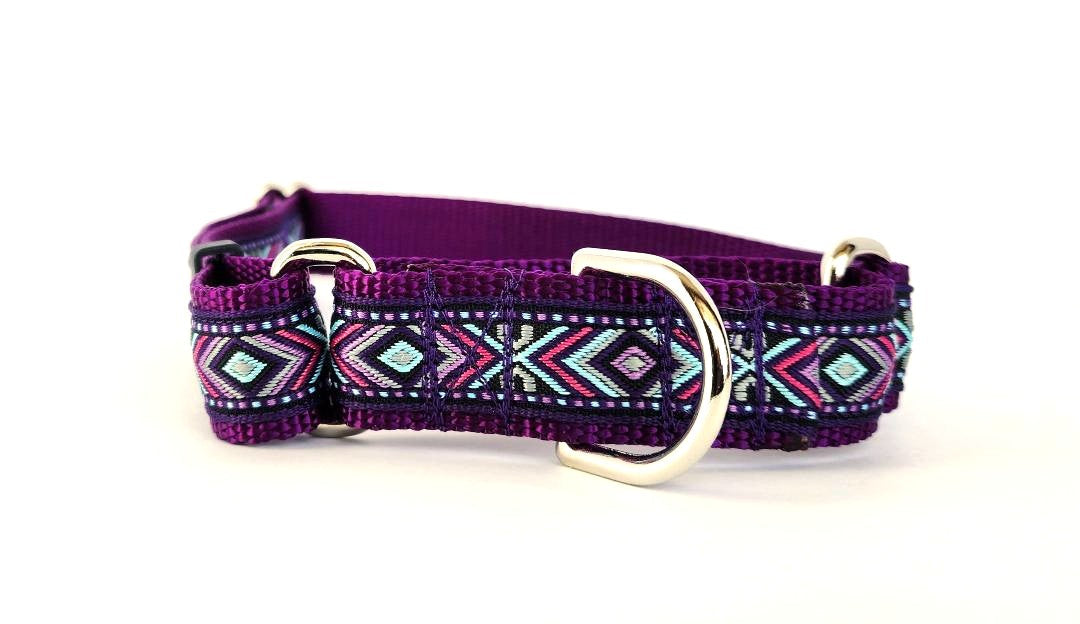 1" Purple Southwest Martingale Collar image 2