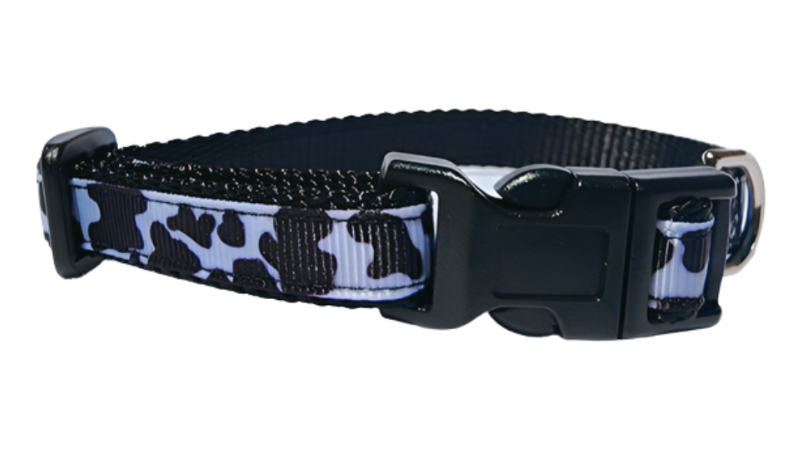 1/2" Cow Print Dog Collar, Leash, or Harness image 1