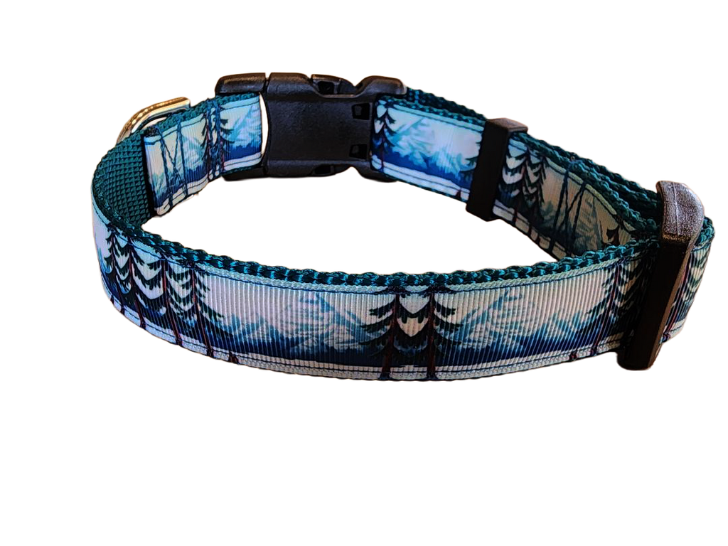 1" Mountain Tree Dog Collar, Leash, Martingale, or Harness image 4