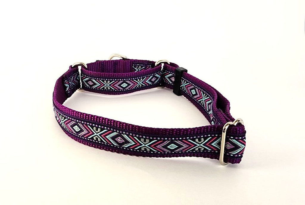 1" Purple Southwest Martingale Collar image 0