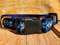 1" Blue Southwest Dog Collar, Leash, or Martingale - 1" wide image 3