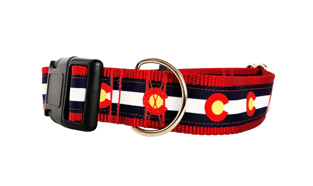 1.5" Red Colorado Dog Collar