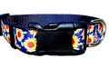 1" Sunflower Dog Collar or Leash