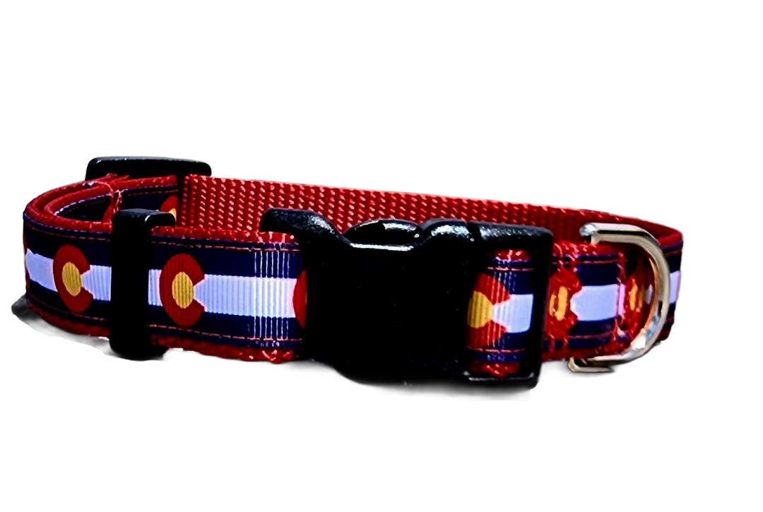 3/4" Red Colorado Dog Collar or Leash