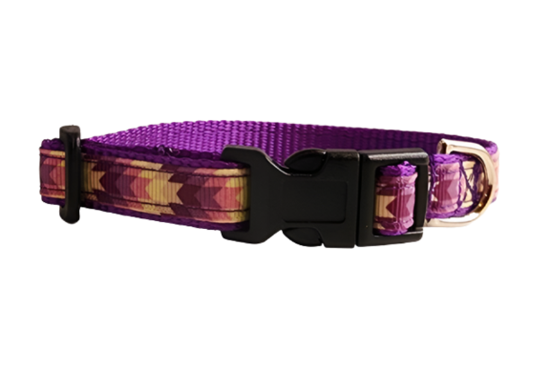 1/2" Purple Southwest Dog Collar, Leash, or Harness image 3
