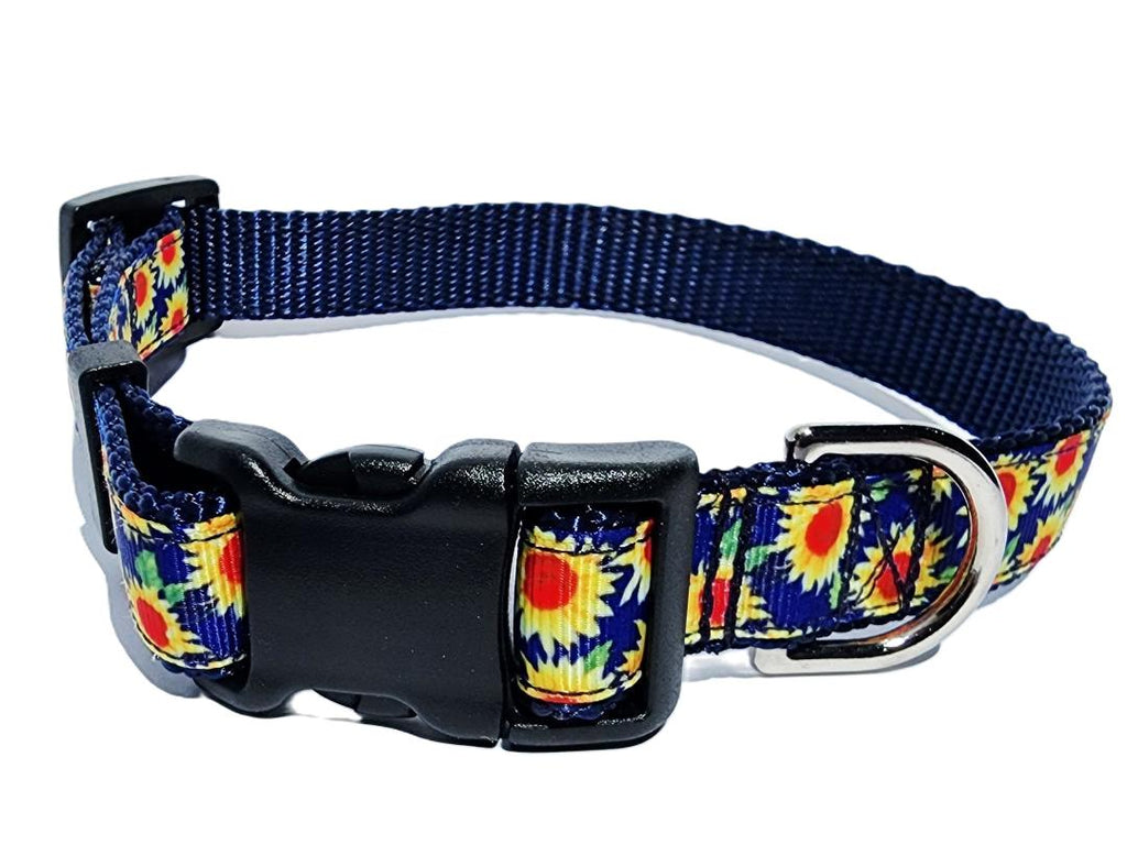 3/4" Sunflower Dog Collar, Martingale, or Leash image 3