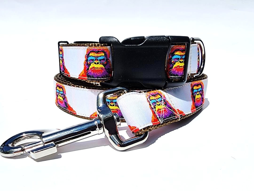Big Foot Dog Collar or Leash- 1" Wide image 0