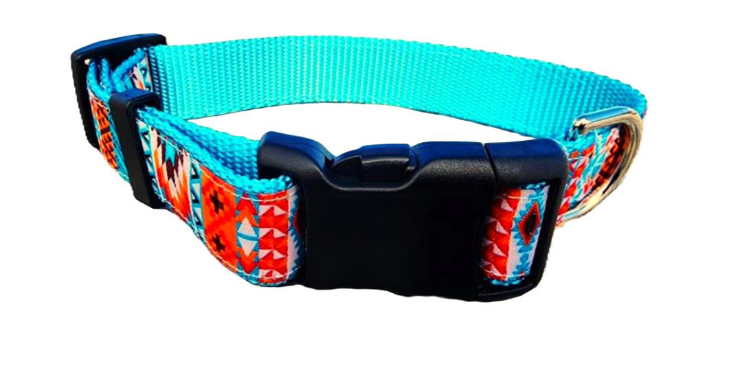 1" Southwestern Dog Collar or Leash image 1