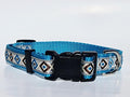 3/4" Blue Southwest Dog Collar, Leash, Martingale, Harness image 6