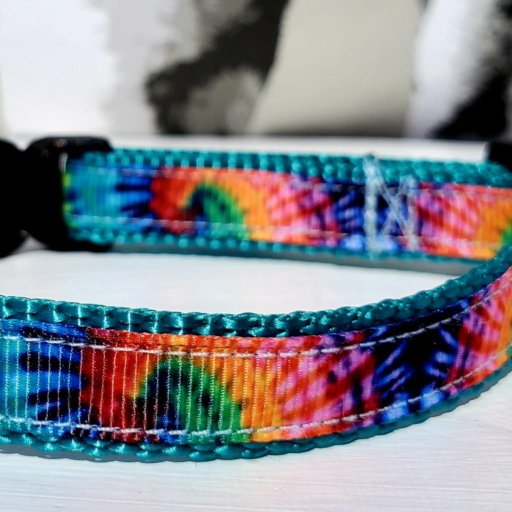 1/2" Tie Dye Dog Collar, Leash, or Harness image 1