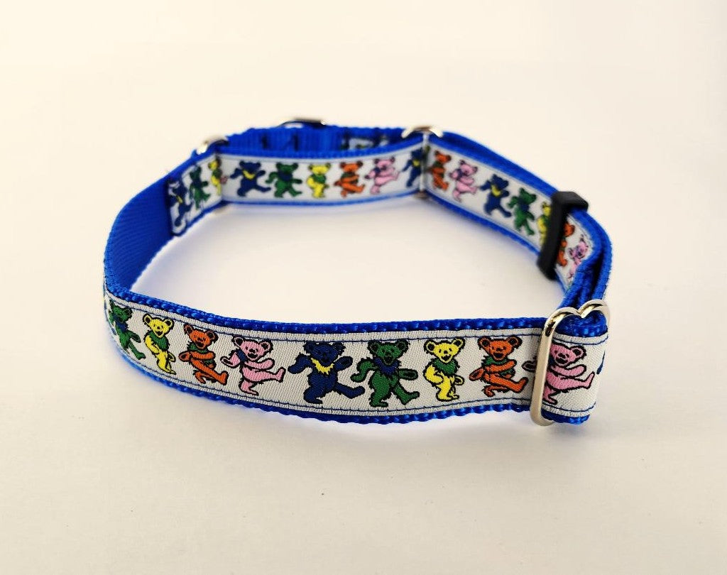 1" Dancing Bears Martingale Collar image 0