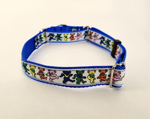 1" Dancing Bears Martingale Collar image 0
