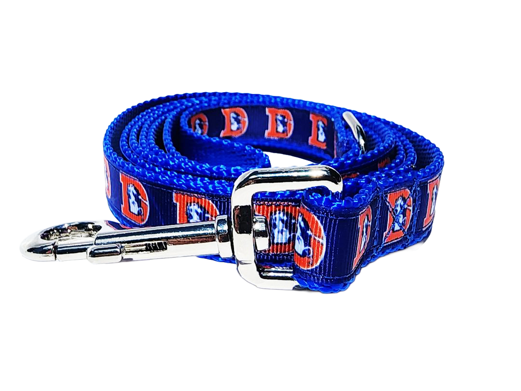 1" Retro Broncos Dog Collar or Leash