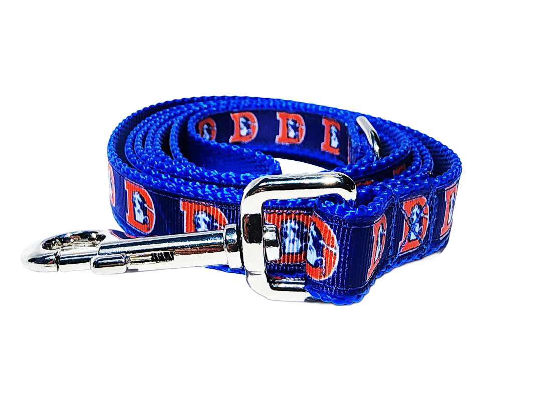 1" Retro Broncos Dog Collar or Leash