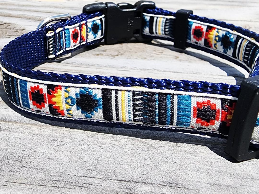 3/4" Southwest Dog Collar, Leash, or Martingale image 3