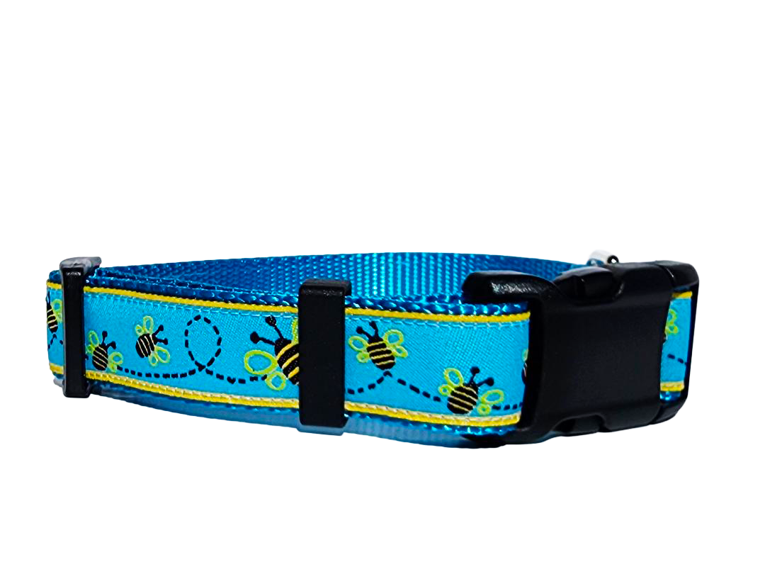 1" Bee Dog Collar, Martingale, or Leash image 5
