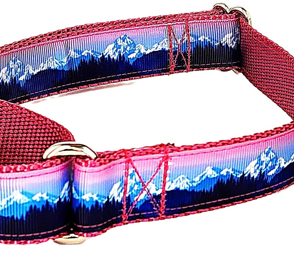 1" Pink Mountain Martingale Collar image 2