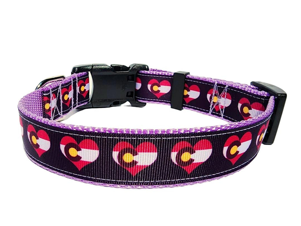 1" Purple Colorado Dog Collar or Leash image 1