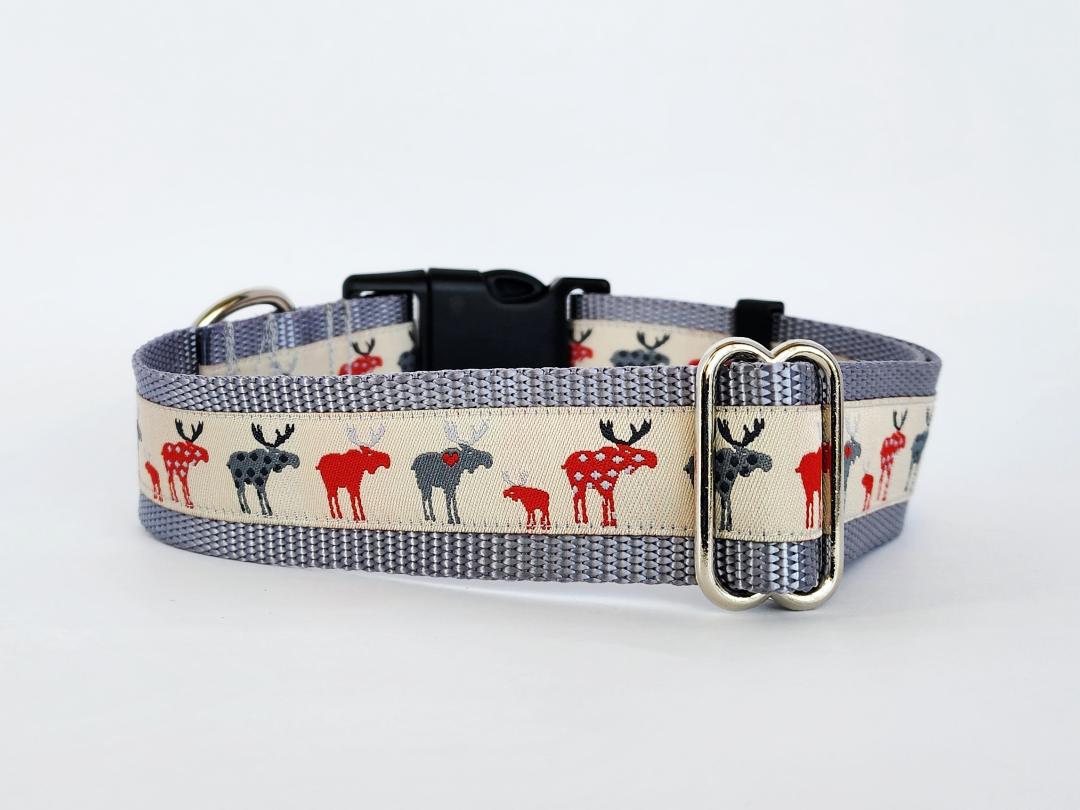 1.5" Moose Dog Collar image 2