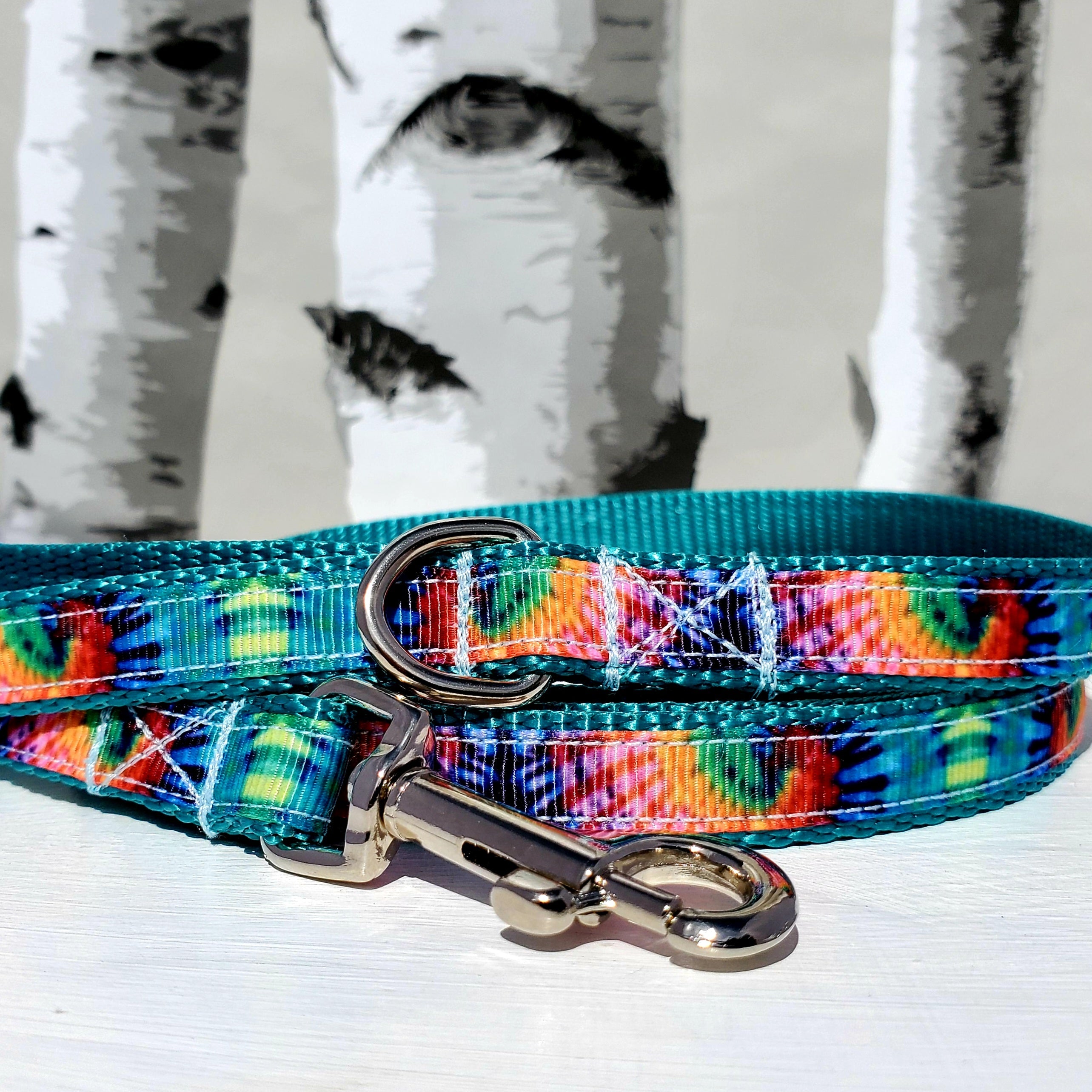 1/2" Tie Dye Dog Collar, Leash, or Harness image 3