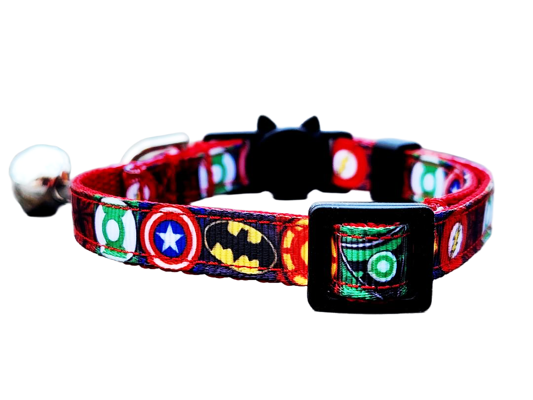Superhero Cat Collar