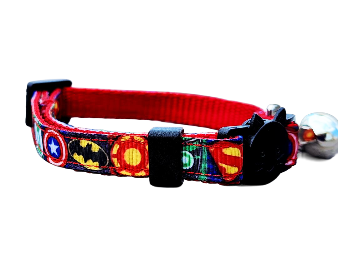 Superhero Cat Collar