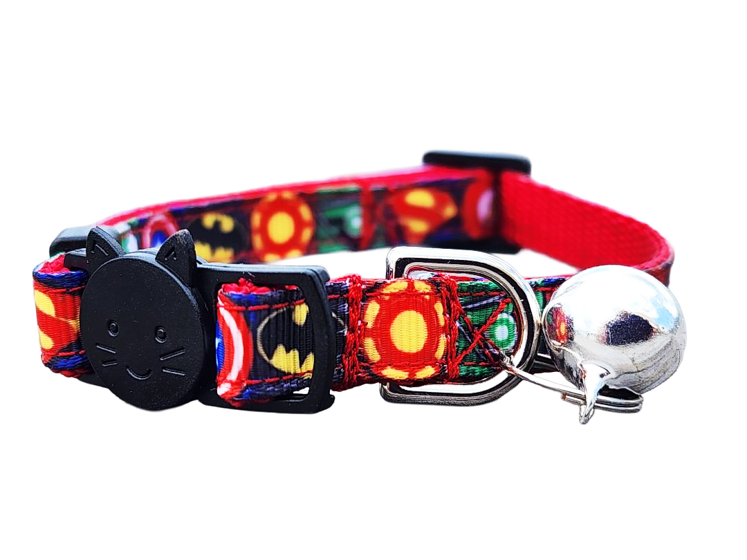 Superhero Cat Collar