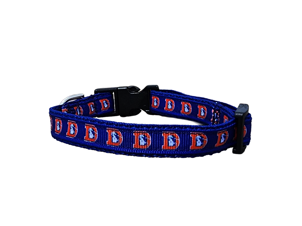 1/2" Retro Broncos Dog Collar image 6