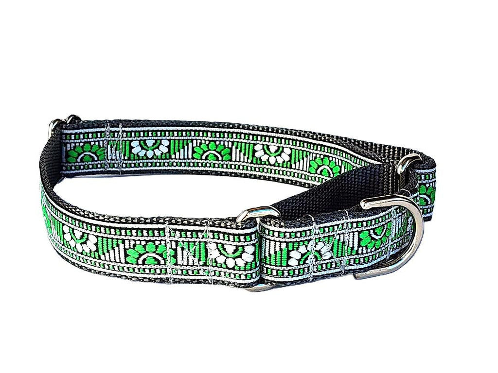 1" Grey Southwest Martingale Dog Collar or Leash image 1