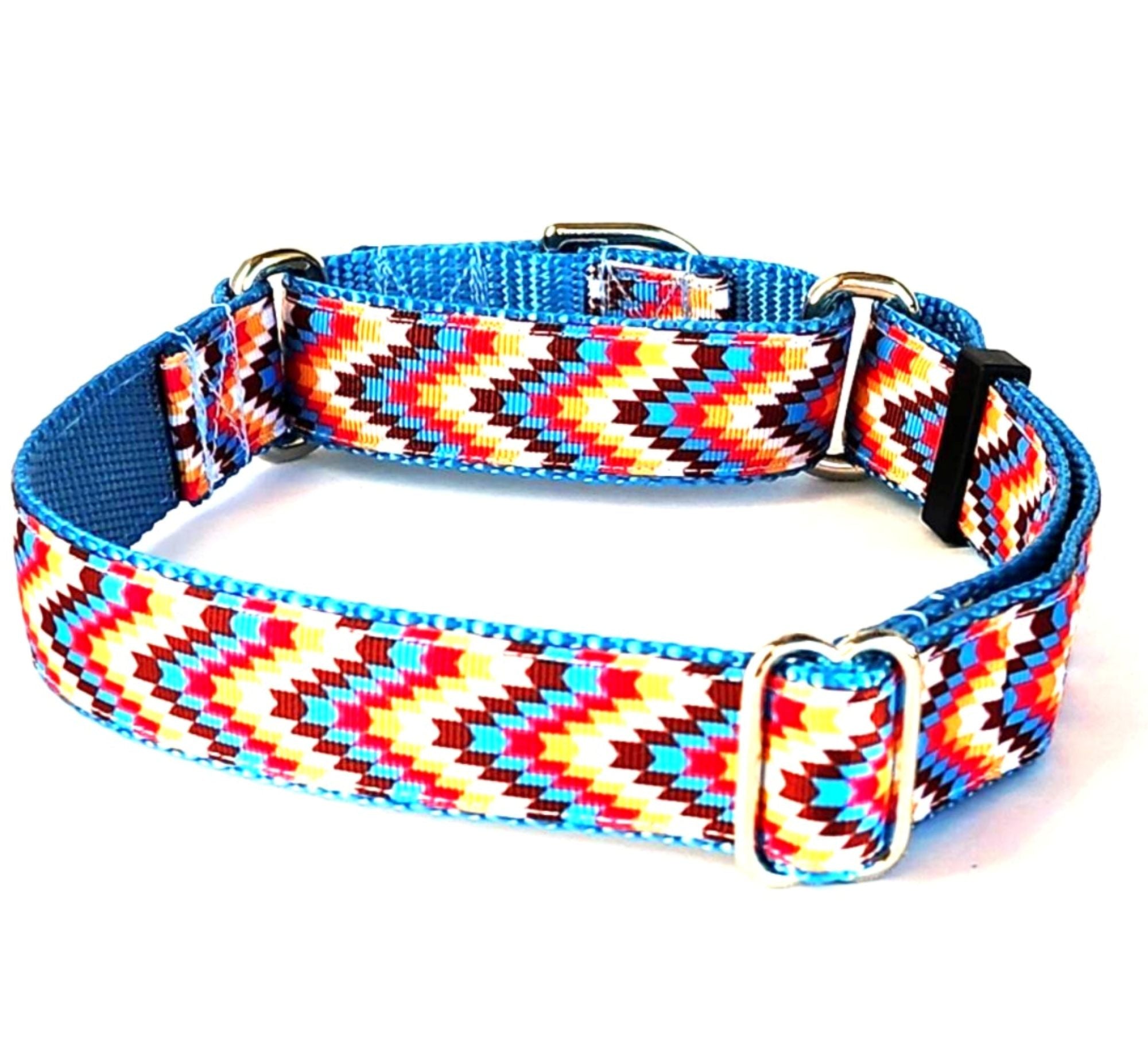 1" Aztec Martingale Dog Collar image 1