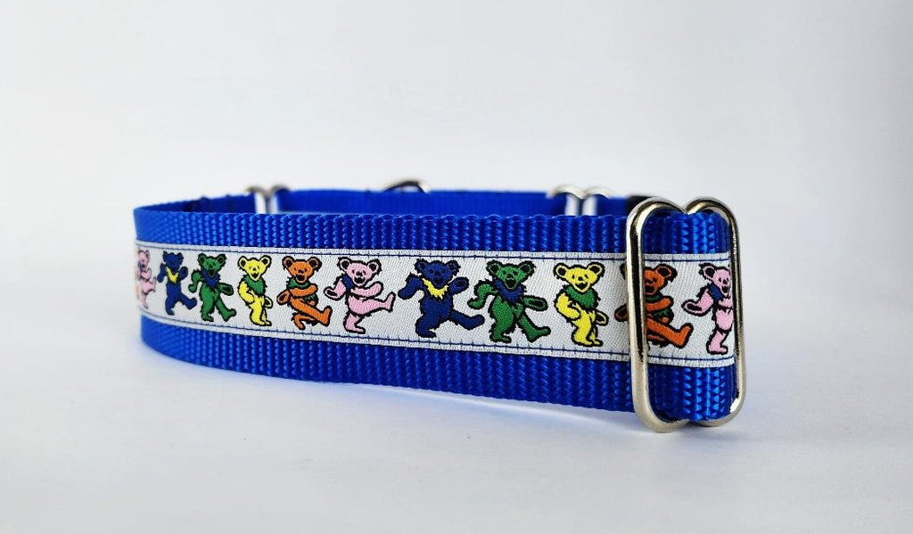 1.5" Blue Dancing Bears Martingale image 3
