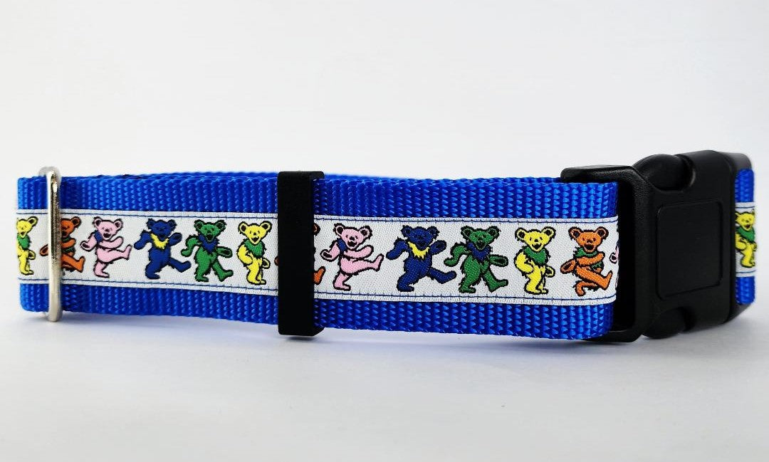 1.5" Grateful Dead Dancing Bears Collar image 3