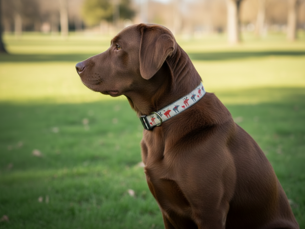 1" Moose Dog Collar or Leash image 0