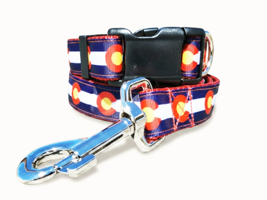 1" Colorado Dog Collar, Martingale, Harness,  or Leash image 1