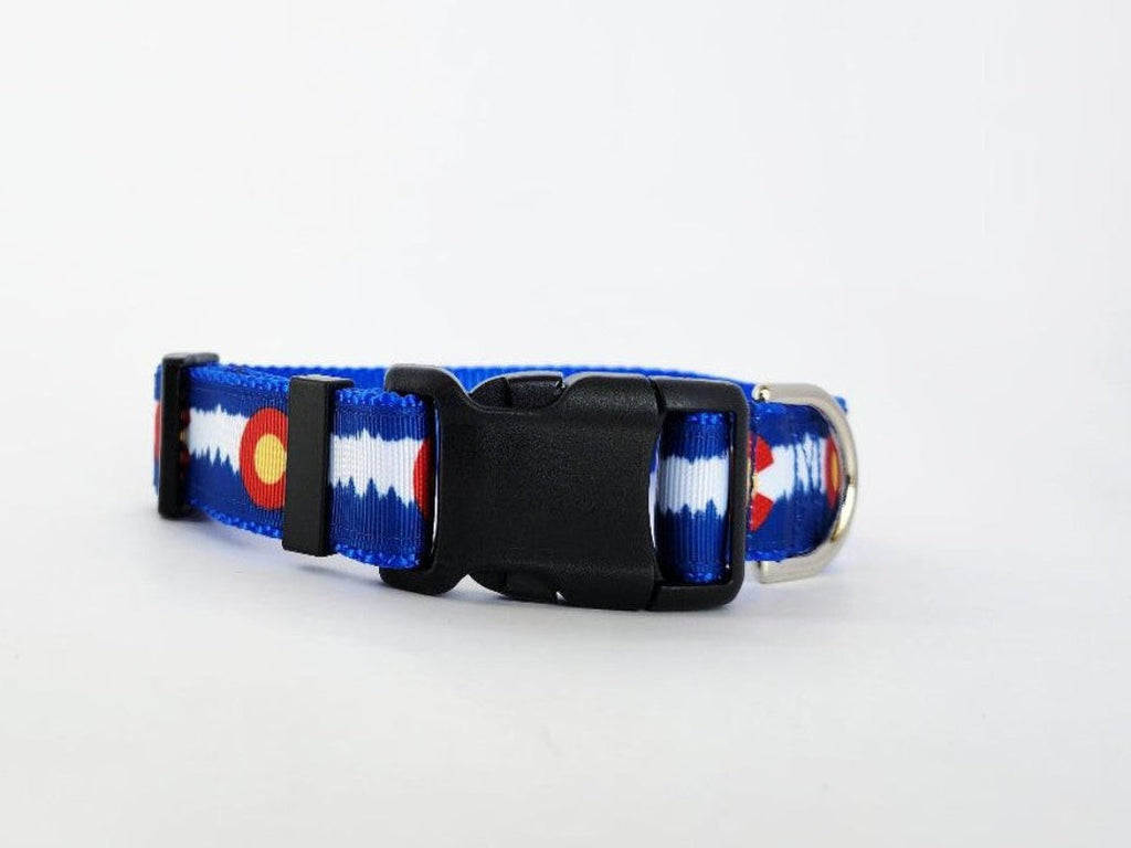 1" Blue Colorado Dog Collar or Leash 
