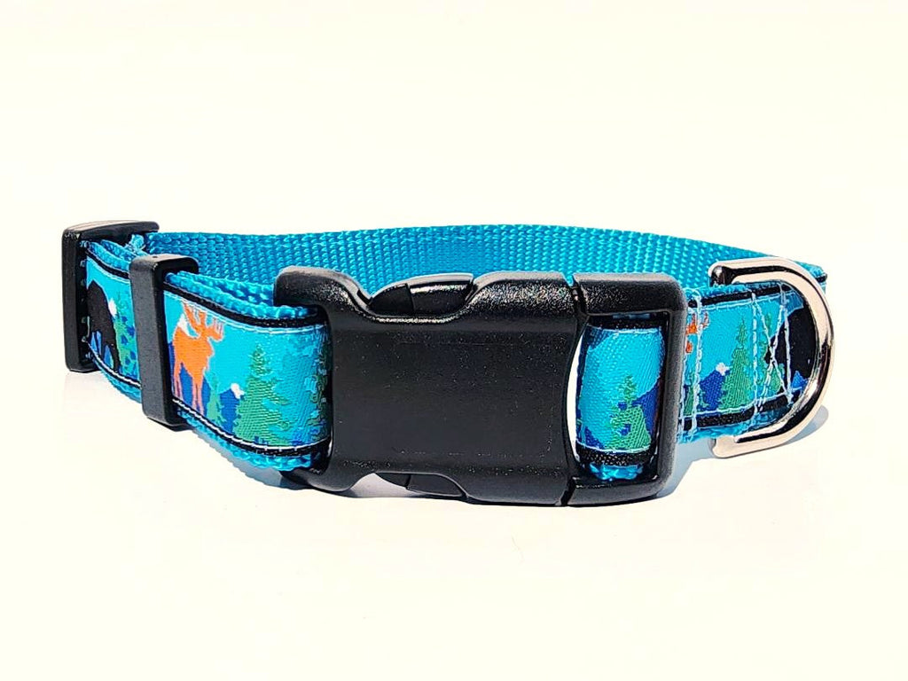 1" Bear and Moose Dog Collar, Martingale, or Leash image 3