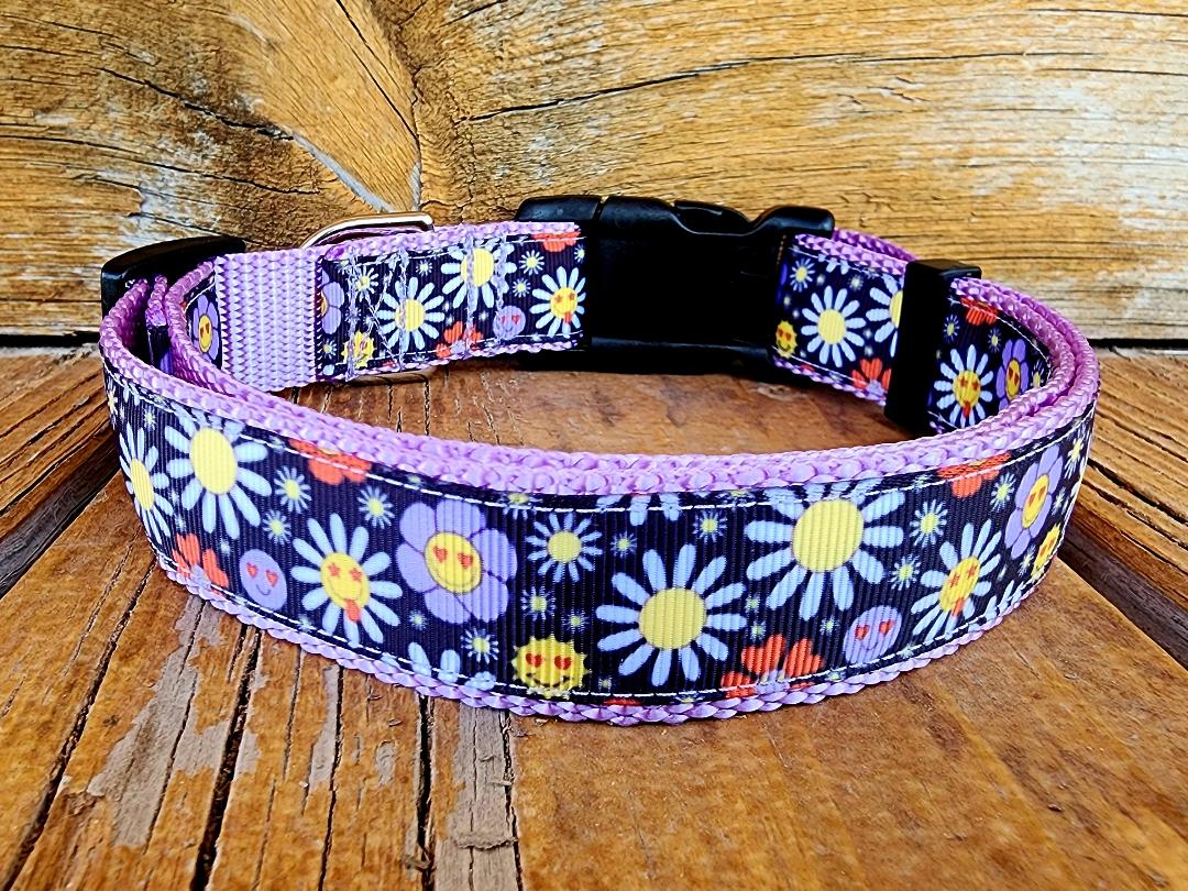 1" Hippie Dog Collar, Leash, or Martingale image 1