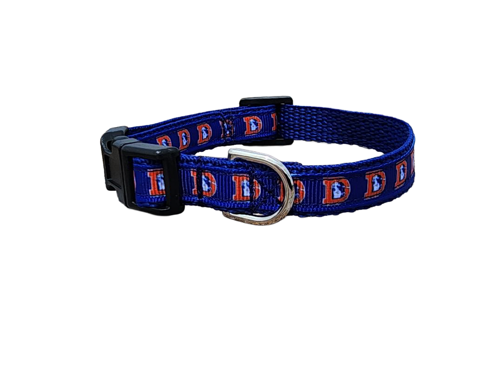 1/2" Retro Broncos Dog Collar image 2