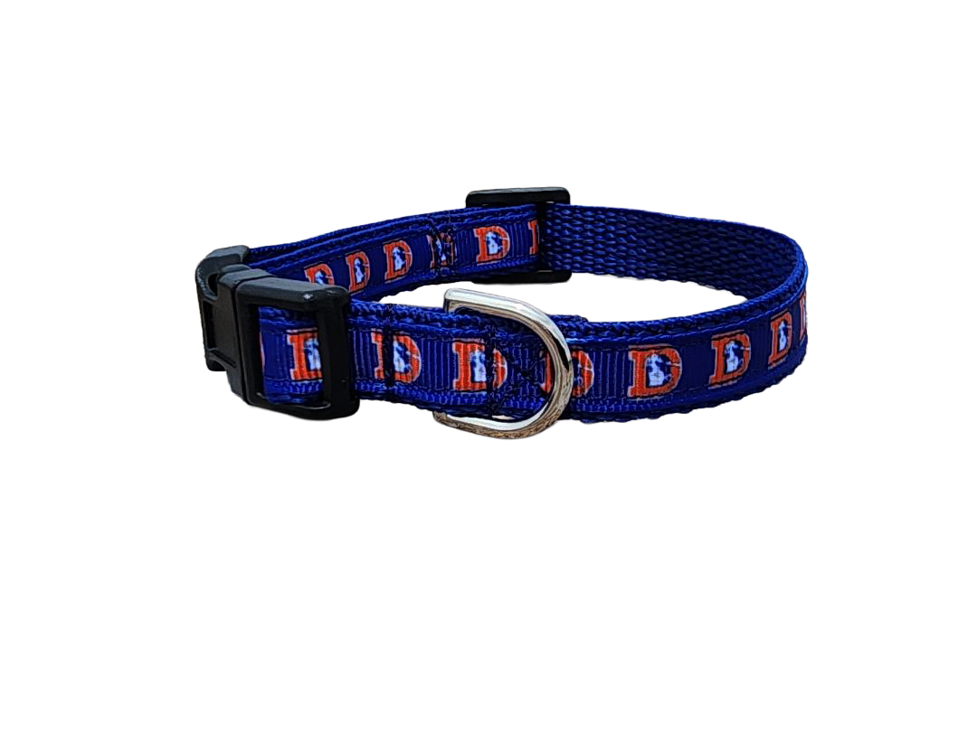 1/2" Retro Broncos Dog Collar image 2