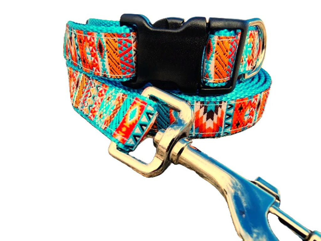 3/4" Southwestern Dog Collar or Leash image 0