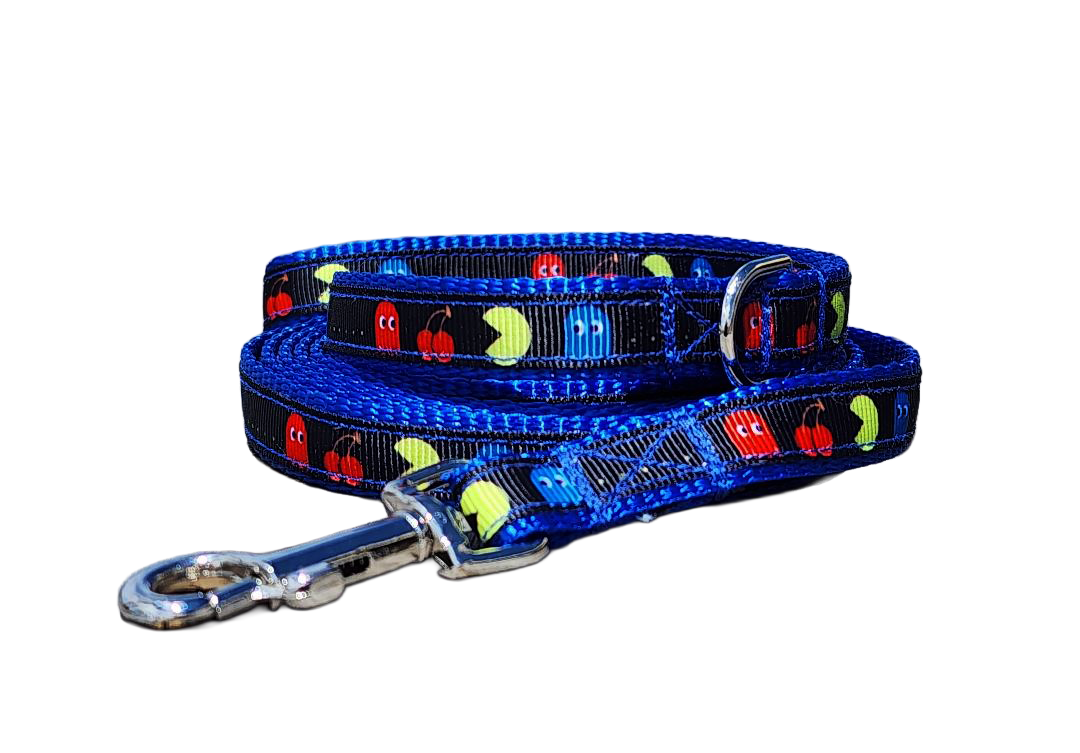 1/2" Pac-man Dog Collar or Leash image 3