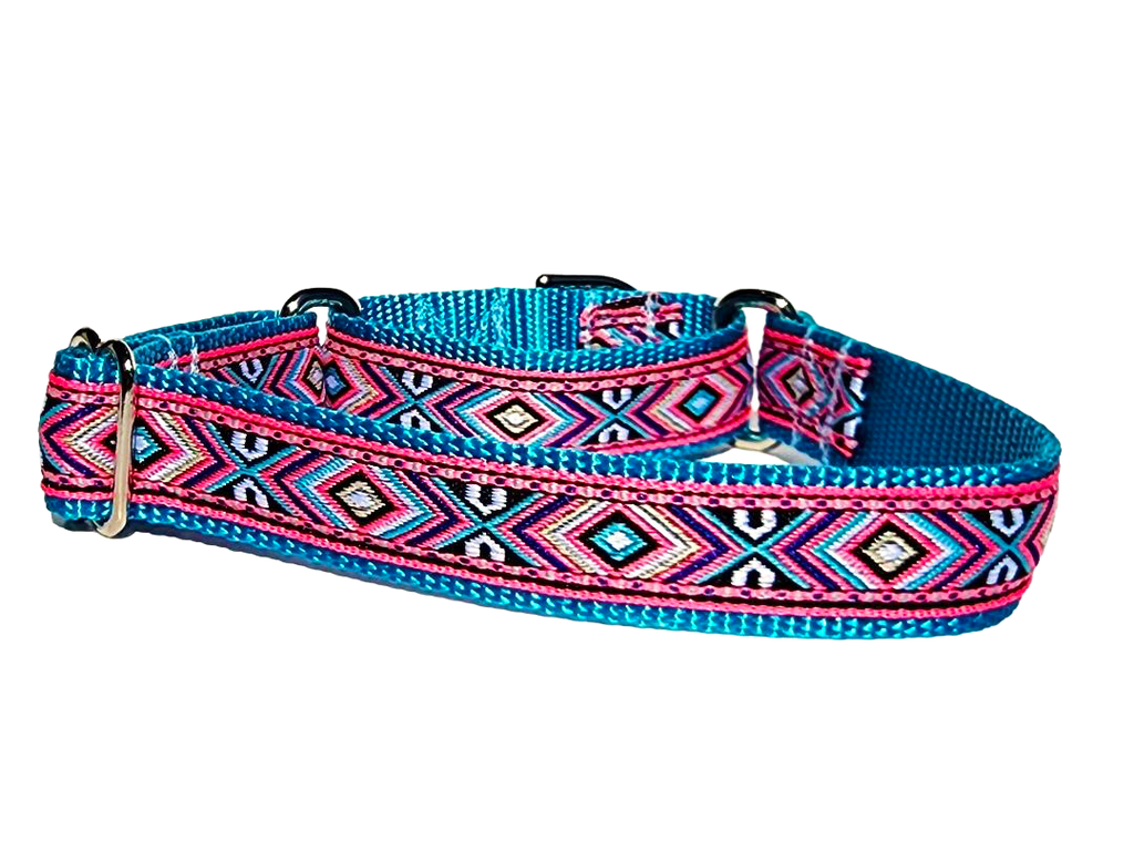 Pink Southwest Martingale Collar or Leash image 0