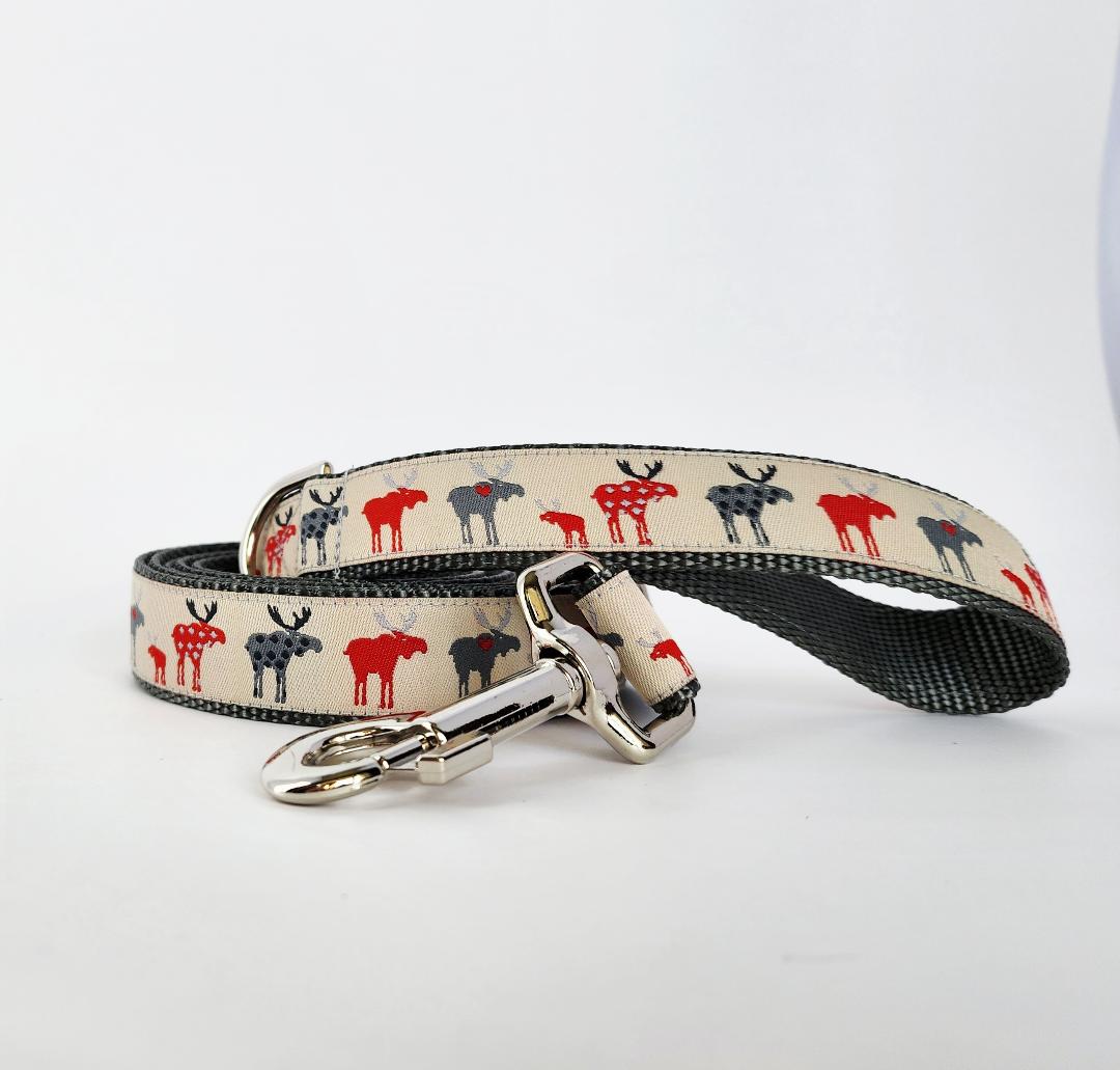 1" Moose Dog Collar or Leash image 3