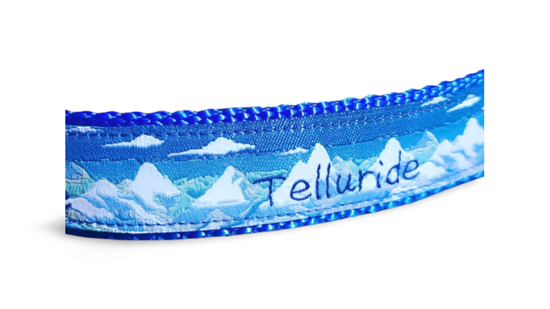 Telluride Colorado Dog Collar, Leash, Martingale, or Harness image 1