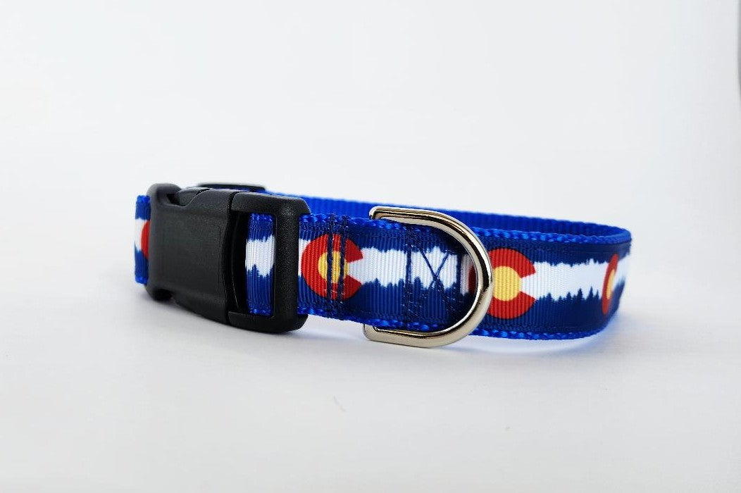 1" Blue Colorado Dog Collar or Leash image 4