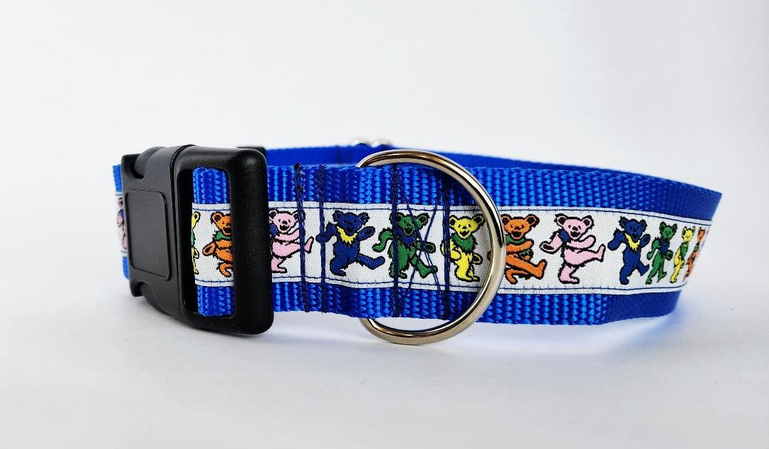 1.5" Grateful Dead Dancing Bears Collar image 2
