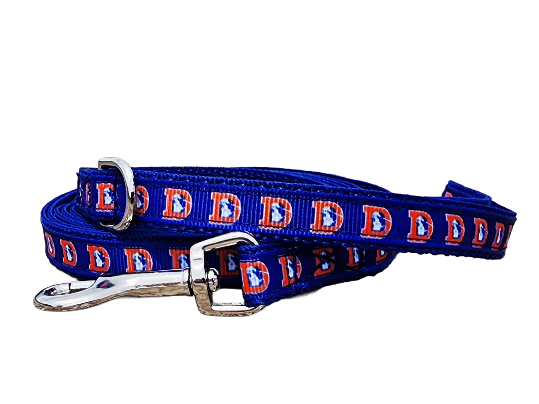 1/2" Retro Broncos Dog Collar image 4