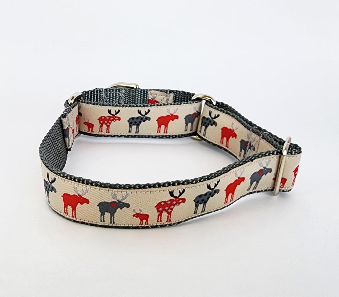 1" Moose Martingale Collar image 0