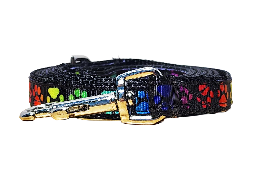 1/2" Paw Print Dog Collar or Leash